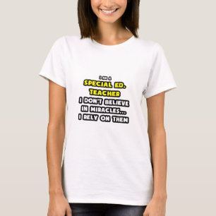 Wunder und spezielle Lehrer für Ed ... Funny T-Shirt