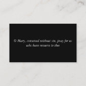 Wunder Visitenkarte (Rückseite)