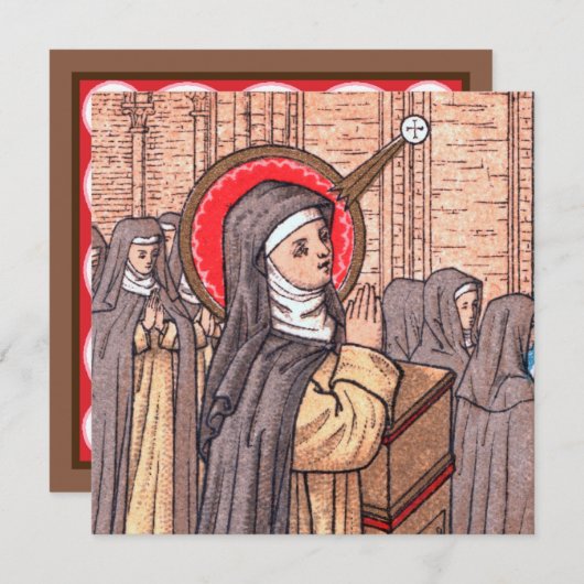 Wunder von Bl. Imelda Lambertini (Detail; VVP 010) (Vorne/Hinten)