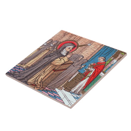 Wunder von Bl. Imelda Lambertini (VVP 010) Fliese (Seite)