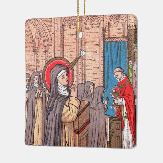 Wunder von Bl. Imelda Lambertini (VVP 010) Keramikornament (Links)