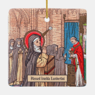 Wunder von Bl. Imelda Lambertini (VVP 010) Keramikornament
