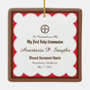 Wunder von Bl. Imelda Lambertini (VVP 010) Keramikornament