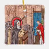 Wunder von Bl. Imelda Lambertini (VVP 010) Keramikornament (Vorderseite)