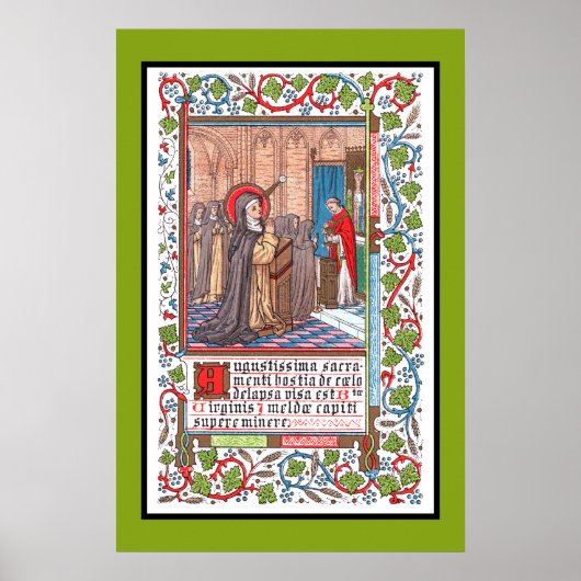 Wunder von Bl. Imelda Lambertini (VVP 010) Poster (Vorne)