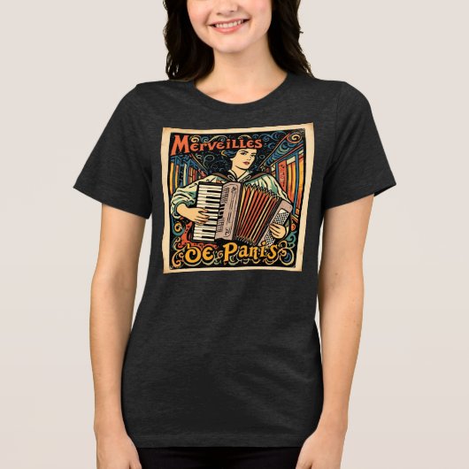 WUNDER VON PARIS Tri-Blend SHIRT (Vorderseite)