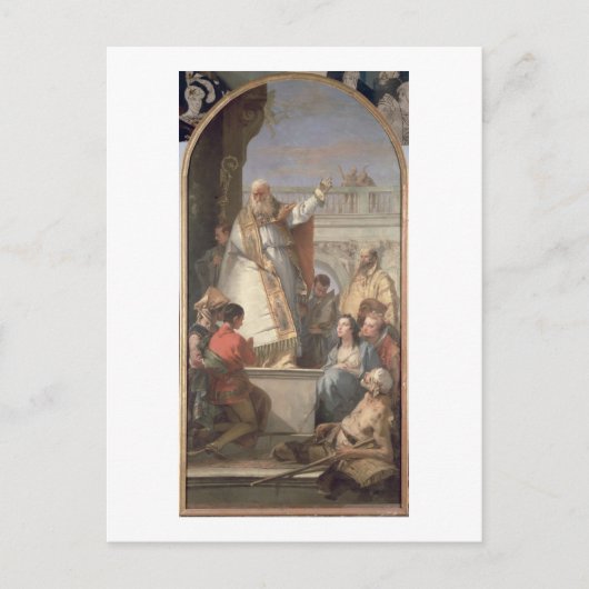 Wunder von St. Patrick, c.1746 (Öl auf Leinwand) Postkarte (Vorderseite)