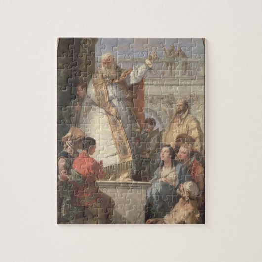 Wunder von St Patrick, c.1746 (Öl auf Leinwand) Puzzle (Vertikal)