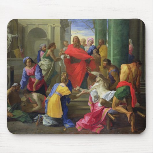 Wunder von St Paul bei Ephesus, 1693 Mousepad (Vorne)
