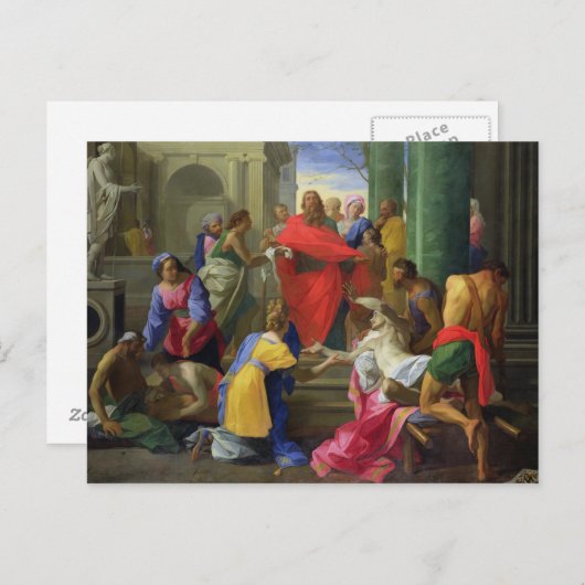 Wunder von St. Paul in Ephesus, 1693 Postkarte (Vorne/Hinten)