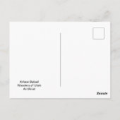 Wunder von Utah Postkarte (Rückseite)