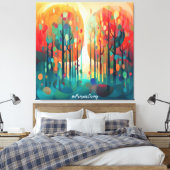 Wunder Wald 3 Leinwanddruck (Insitu (Schlafzimmer))