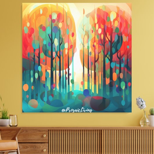 Wunder Wald 3 Leinwanddruck (Insitu (Wohnzimmer))