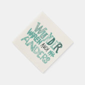 Wunder waren auch mal anders serviette (Ecke)