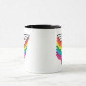 Wunder-Woman-Logo für Regenbogen Tasse (Zentrum)