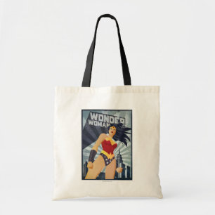 Wunder Woman Retro City Sunburge Tragetasche