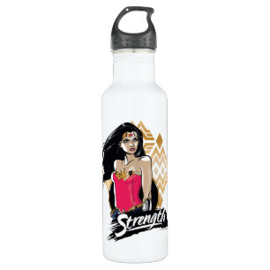 Wunder Woman Stärke Trinkflasche