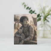 Wunder / Zoowärter / Wüstenzoo Postkarte (Stehend Vorderseite)