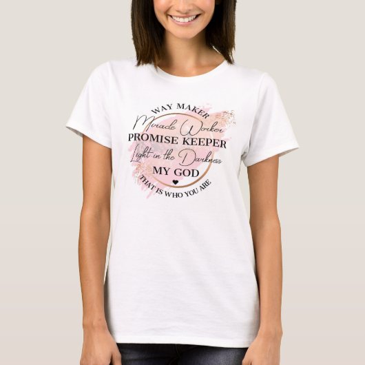 Wunderarbeiter verspricht Bewahrer T-Shirt (Vorderseite)