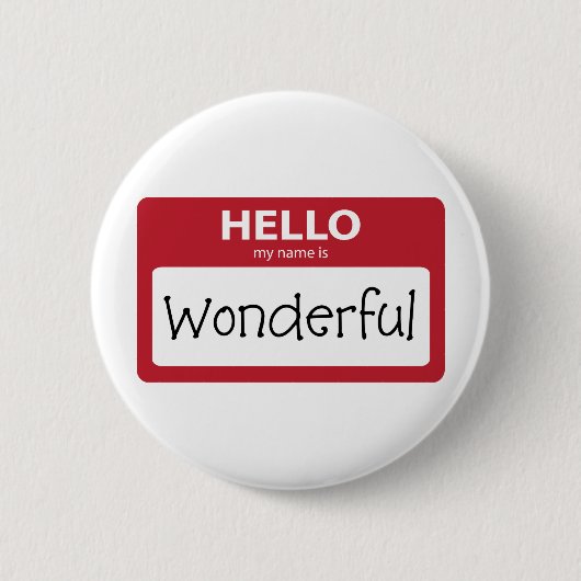 wunderbar 001 button (Vorderseite)