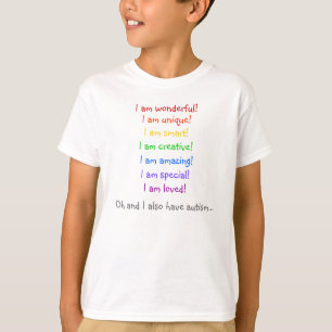 Wunderbar, einzigartig und autistisch T-Shirt