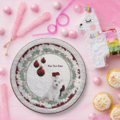 Wunderbar entzückender Westie Welpen-Papier-Teller Pappteller (Party)