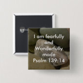 Wunderbar gemacht button (Vorne & Hinten)