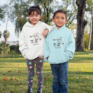Wunderbar gemacht christliche Kinder Bibel Vers T-Shirt