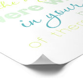 Wunderbar gemacht "cool als Gurke" Poster (Ecke)