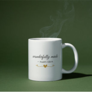 Wunderbar gemacht – Psalm 139:14 Tasse