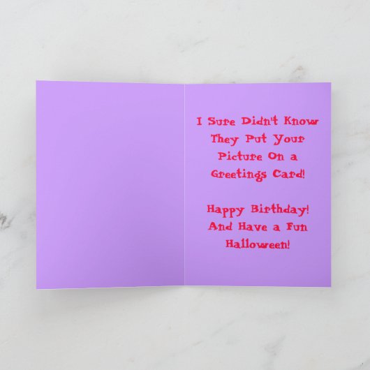 Wunderbar! Halloween-Karte Karte (Innenseite)