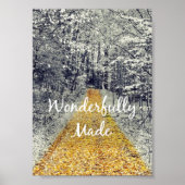 Wunderbar Made Bible Verse Poster (Vorne)