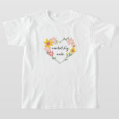 Wunderbar Made Christlich Kid's Shirt (Ablage )