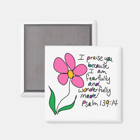 Wunderbar Made Magnet (Vorderseite/Rückseite)