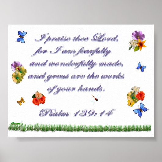 Wunderbar Made Poster (Vorne)