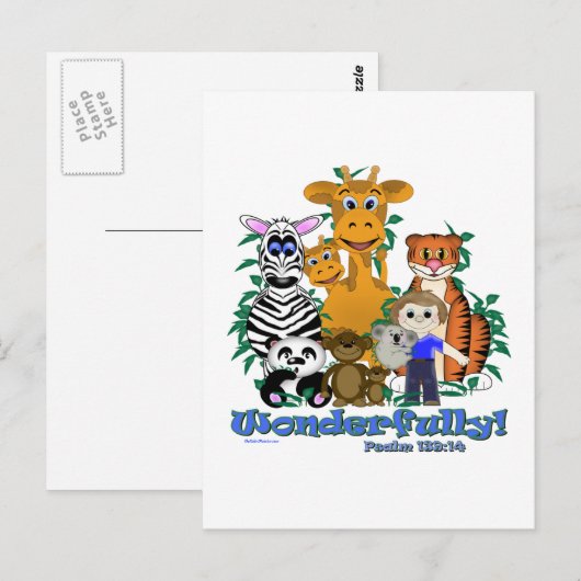 Wunderbar Made Postkarte (Vorne/Hinten)