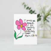 Wunderbar Made Postkarte (Stehend Vorderseite)