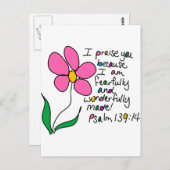 Wunderbar Made Postkarte (Vorne/Hinten)