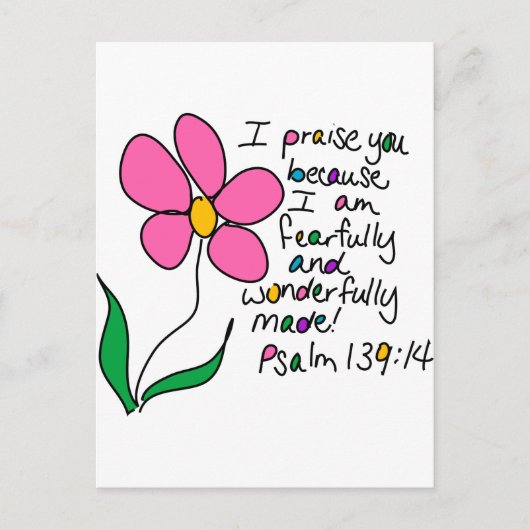 Wunderbar Made Postkarte (Vorderseite)