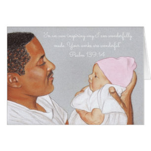 Wunderbar Made~Scripture~Newborn u. Vater
