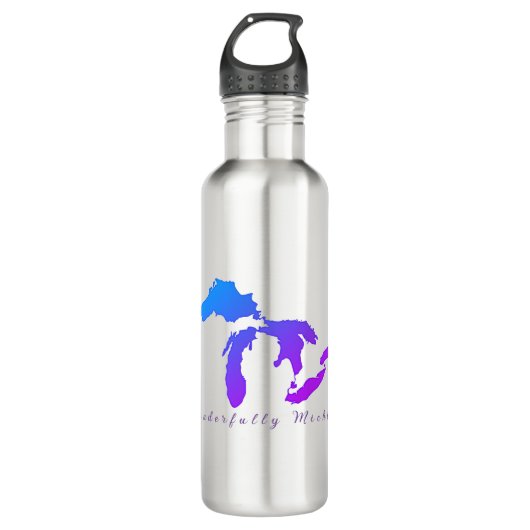 Wunderbar Michigan Water Tumbler Edelstahlflasche (Vorderseite)