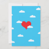 Wunderbar Nerdy 8-Bit Bride & Groom Speichern Sie  Save The Date (Rückseite)