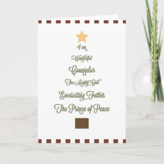 Wunderbar, Ratgeber-Weihnachtskarte Feiertagskarte