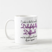Wunderbar schwierige lustige Schläge oder Reiseuma Kaffeetasse (Links)