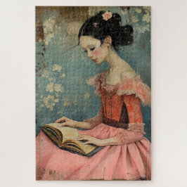 Wunderbar Vintages Mädchen schwierig Puzzle