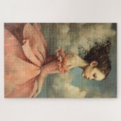 Wunderbar Vintages Mädchen schwierig Puzzle (Horizontal)