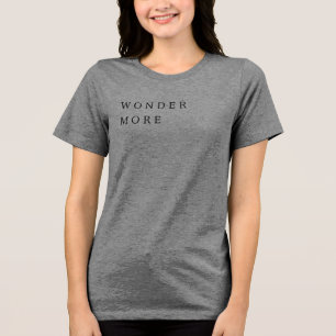 'Wunderbar' Wissenschaft Natur Aufmunterndes Gesch Tri-Blend Shirt