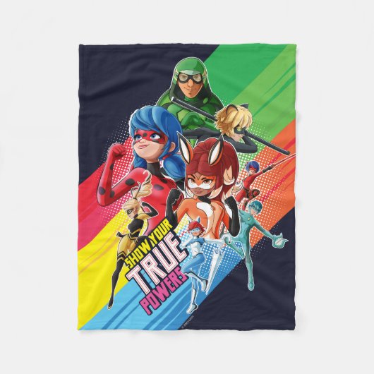 Wunderbar zeigen Ihre wahren Power Fleecedecke (Vorderseite)