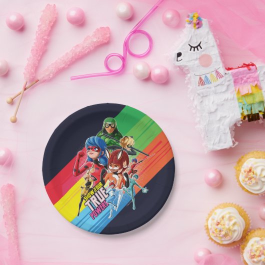 Wunderbar zeigen Ihre wahren Power Pappteller (Party)