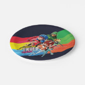 Wunderbar zeigen Ihre wahren Power Pappteller (Schrägansicht)